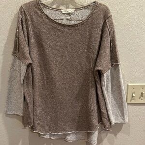 MY BELOVED HEATHERED TAN PULLOVER